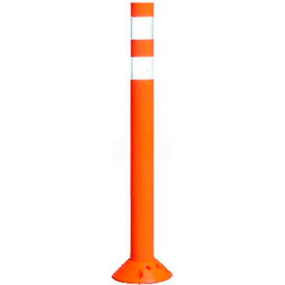 DP200 36" Round Traffic Channelizer Post, Orange