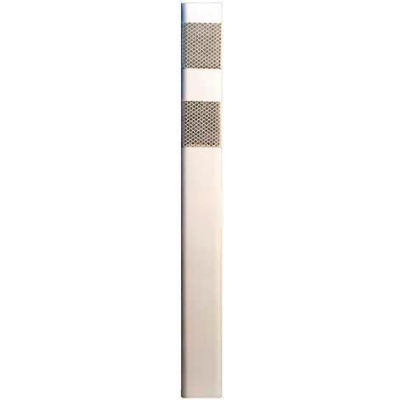 FG300 36" Traffic Channelizer Post, Polyethelene, White