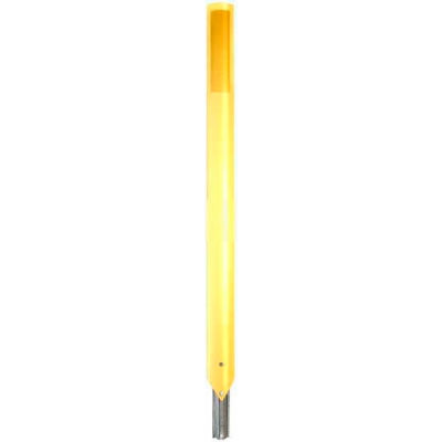 FG500 66" Delineator Post w/ Steel U-Channel Anchor, Ground Mount, Yellow