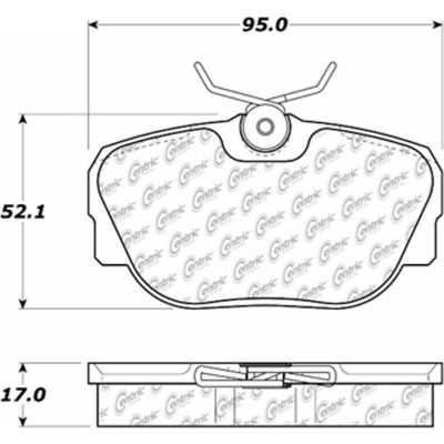 C-Tek Ceramic Brake Pads with Shims, C-Tek 103.04930
