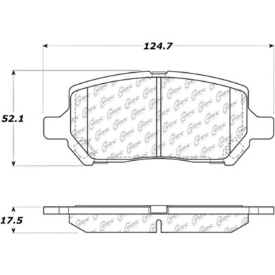 C-Tek Ceramic Brake Pads with Shims, C-Tek 103.09560