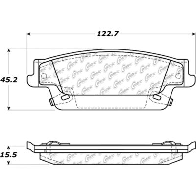 C-Tek Ceramic Brake Pads with Shims, C-Tek 103.10200