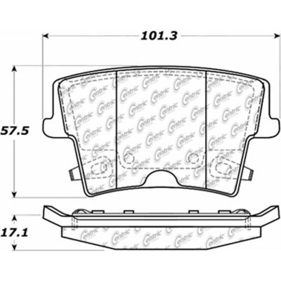 C-Tek Ceramic Brake Pads with Shims, C-Tek 103.10570