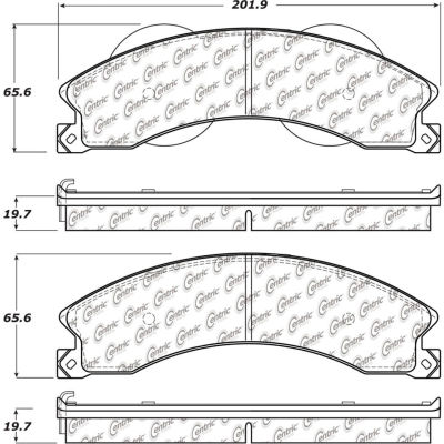 C-Tek Ceramic Brake Pads with Shims, C-Tek 103.14110