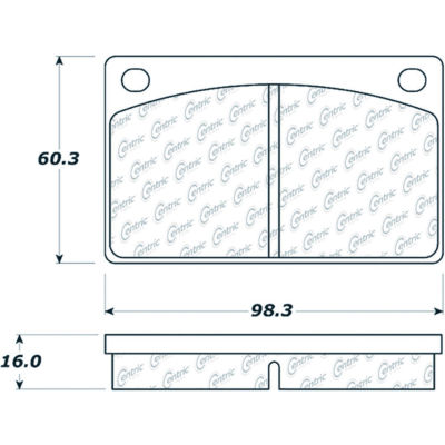 Posi Quiet Semi-Metallic Brake Pads , Posi Quiet 104.00430