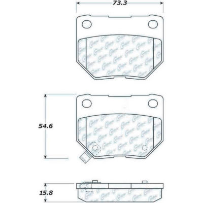 Posi Quiet Semi-Metallic Brake Pads , Posi Quiet 104.04611