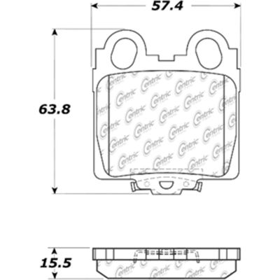 Posi Quiet Extended Wear Brake Pads with Shims and Hardware , Posi Quiet 106.07710