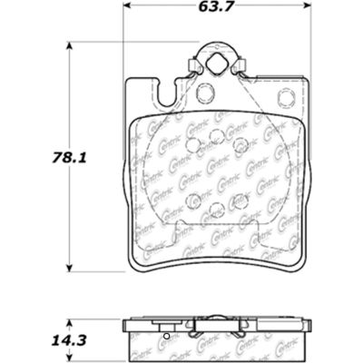 Posi Quiet Extended Wear Brake Pads with Shims and Hardware , Posi Quiet 106.08760
