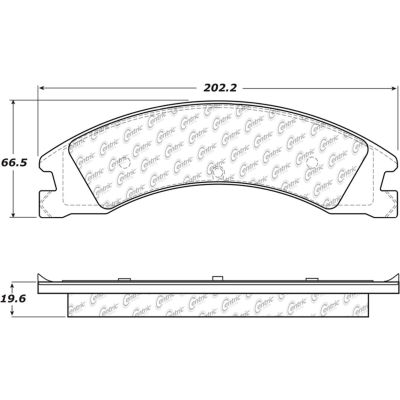 Posi Quiet Extended Wear Brake Pads with Shims and Hardware , Posi Quiet 106.13300