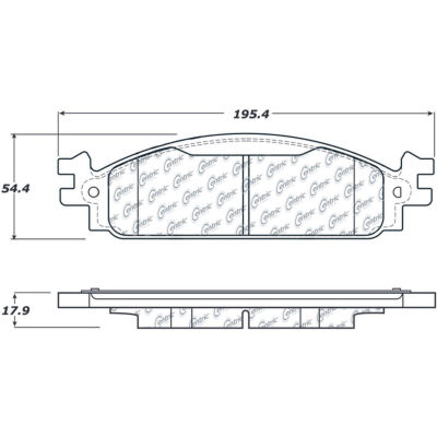 Posi Quiet Extended Wear Brake Pads with Shims and Hardware , Posi Quiet 106.13760