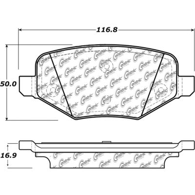 Posi Quiet Extended Wear Brake Pads with Shims and Hardware , Posi Quiet 106.13770
