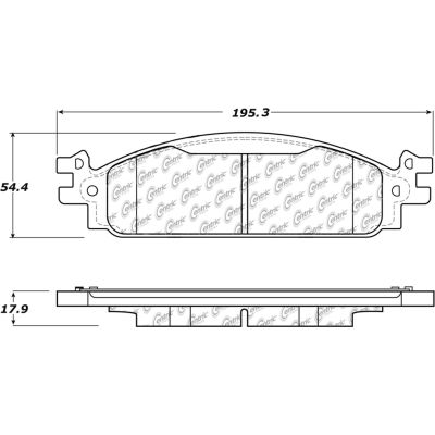 Posi Quiet Extended Wear Brake Pads with Shims and Hardware , Posi Quiet 106.15080