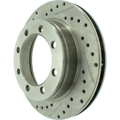 StopTech 227.65053R Select Sport Drilled and Slotted Brake Rotor; Front Right StopTech 227.65053R Select Sport Drilled and Slotted Brake Rotor; Front Right