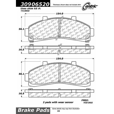 StopTech 309.06520 Street Performance Front Brake Pad StopTech 309.06520 Street Performance Front Brake Pad