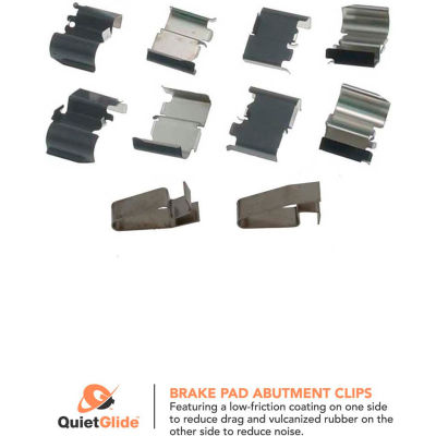 Carlson Quality Brake Parts P1258 Brake Pad Installation Kit Carlson Quality Brake Parts P1258 Brake Pad Installation Kit