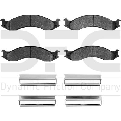 Dynamic Friction Company Heavy Duty Pads and Hardware Kit Dynamic Friction Company Heavy Duty Pads and Hardware Kit