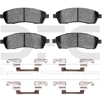 Dynamic Friction Company 3000 Semi-Metallic Brake Pads and Hardware Kit Dynamic Friction Company 3000 Semi-Metallic Brake Pads and Hardware Kit