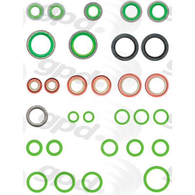 A/C System O-Ring and Gasket Kit, Global Parts 1321376