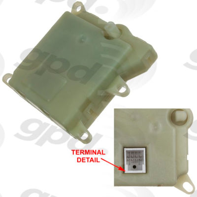 HVAC Blend Door Actuator, Global Parts 1711901