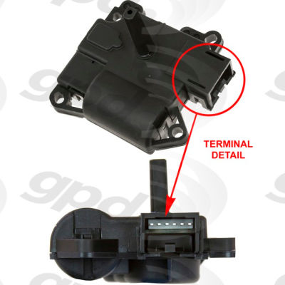 HVAC Blend Door Actuator, Global Parts 1711914