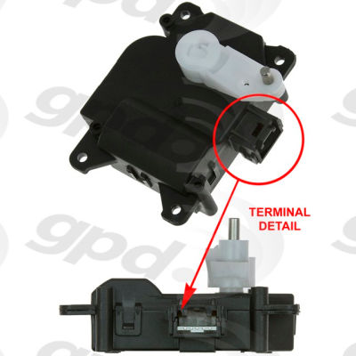 HVAC Blend Door Actuator, Global Parts 1712290