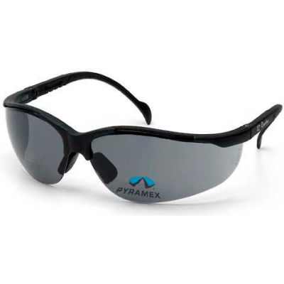 V2 Readers® Eyewear Gray +2.0 Lens , Black Frame - Pkg Qty 6