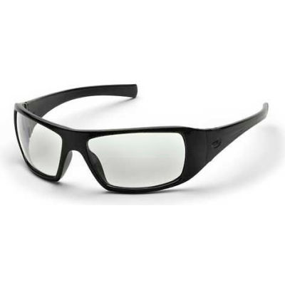 Goliath™ Eyewear Clear Lens , Black Frame - Pkg Qty 12