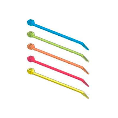 Quick Cable 502206-100 Green Fluorescent Cable Ties, 8.5", 100 Pcs