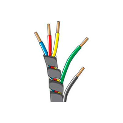 Quick Cable 503156-100 Spiral Wrap Loom, 1" I.D., 100 Pcs