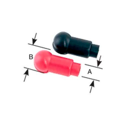 Quick Cable 5720-005R Red Stud Terminal Protector, 4 Gauge, 5 Pcs
