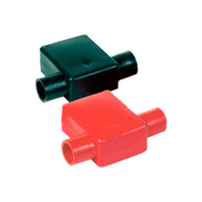 Quick Cable 5777-025B Black Flag Clamp Terminal Protectors, 4/0 Gauge, 25 Pcs