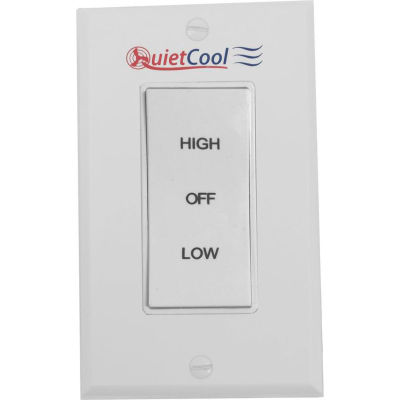 QuietCool Hi/Low/Off Rocker Switch & Plate IT-35000