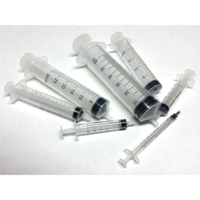 Qorpak 270773 Air-Tite Clear Luer Lock Tip Syringes, 3mL, Case of 3500