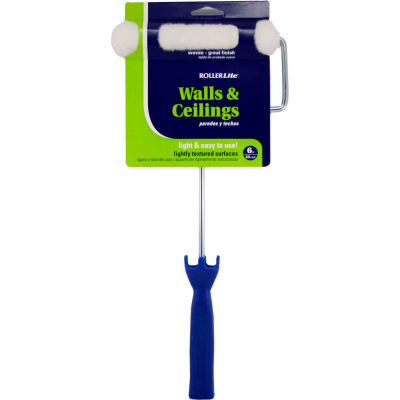 RollerLite 6" x 1/4" Dralon® Woven Mini Roller w/ 14" Frame, 12/Case - 614-WV025