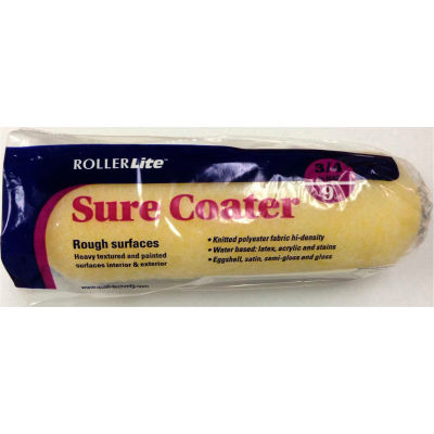 RollerLite 9" x 3/4" High-Density Polyester Fabric Roller Cover, 24/Case - 9SC075