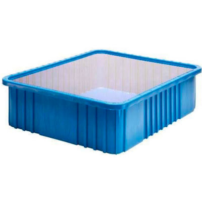 Global Industrial Clear Dust Cover Inlays For 22-1/2"Lx17-1/2"W Dividable Grid Containers - Pkg Qty 3