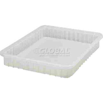 Global Industrial Clear-View Dividable Grid Container DG93030CL - 22-1/2 x 17-1/2 x 3 - Pkg Qty 6