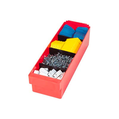 Quantum Patient Drawer Dividers DIV204 - Black, 5-3/8"W x 3"H