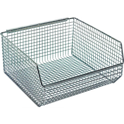 Quantum Chrome Wire Mesh Bin QMB535C - 11