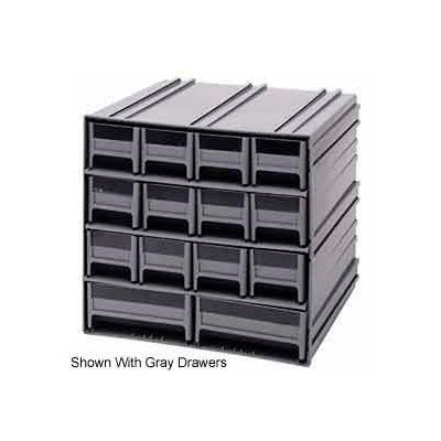 Quantum Interlocking Storage Cabinet QIC-12123 - 11-3/4"Wx11-3/8"Dx11"H - 14 Blue Drawers
