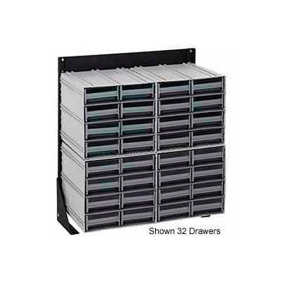 Quantum QIC-170-64 70"H Single Sided Floor Stand with 72 Gray Drawer Interlocking Storage Cabinet