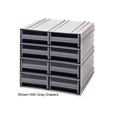 Quantum Interlocking Storage Cabinet QIC-83 - 11-3/4"Wx11-3/8"Dx11"H - 8 Red Drawers