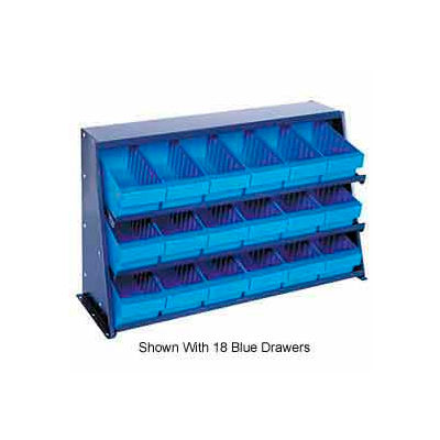 Quantum QPRHA-501 Bench Rack 12"x36"x21" with 27 Yellow Euro Drawers