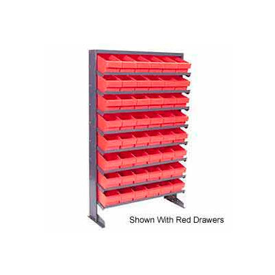 Quantum QPRS-601 Single Sided Rack 12"x36"x60" with 48 Yellow Euro Drawers