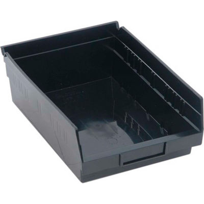 Quantum Conductive Shelf Bin QSB107CO - 8-3/8"W x 11-5/8"D x 4"H - Pkg Qty 20