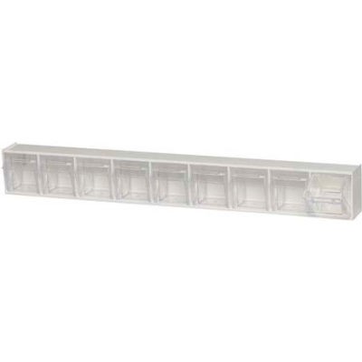 Quantum Tip Out Storage Bin QTB309 - 9 Compartments White