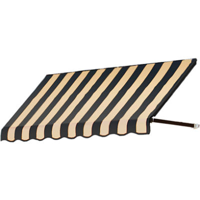 Awntech RR22-3KT, Window/Entry Awning 3-3/8'W x 2-9/16'H x 2'D Black/Tan