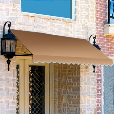 Awntech CR33-6T, Window/Entry Awning 6' 4-1/2"W x 3'D x 3' 8"H Olive