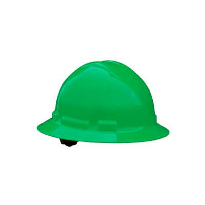 Radians QHR6 Quartz™ Full Brim Hard Hat, 6 Point Ratchet, Green