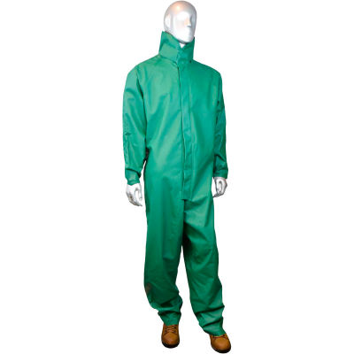 Radians® Durarad™ 42 Acid Gear Rainsuit, M, 0.42mm PVC/Poly, Green, RS20-NZKV-M